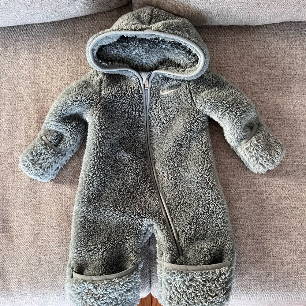 Nike baby Fleece One Piece - Gray